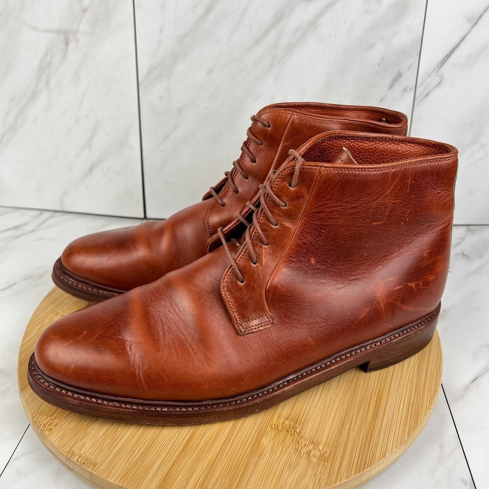 Florsheim x Duckie Brown Mens Size 11 D Brown Leather Lace Up Boots 19140 - Picture 3 of 14